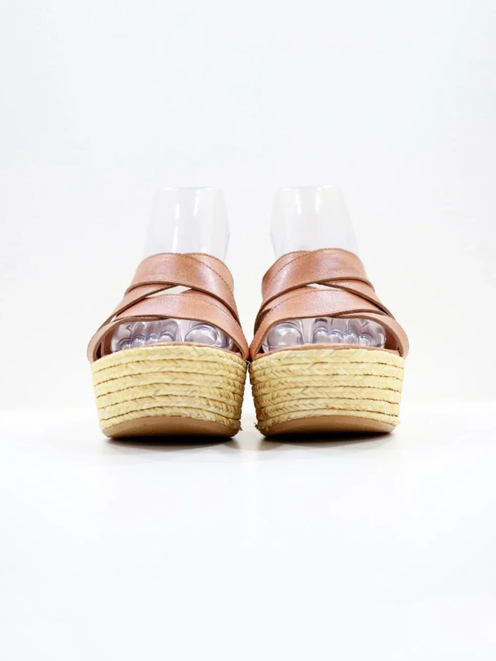 Stewart Weitzman Brown Leather Strappy 4